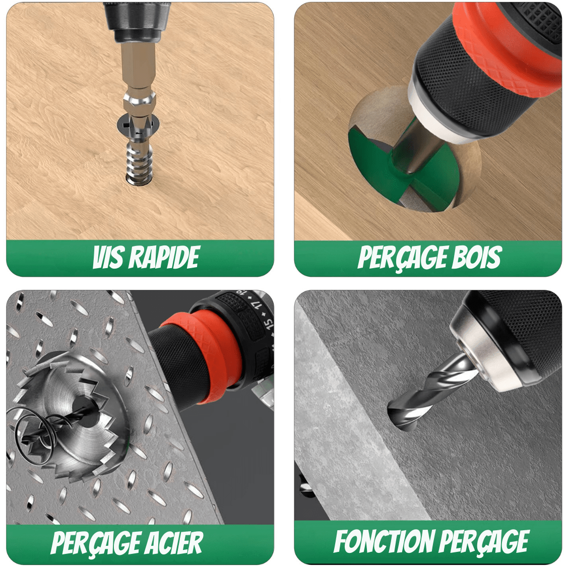 Perceuse Visseuse Sans Fil - DrillMaster™ - Paul Bricole